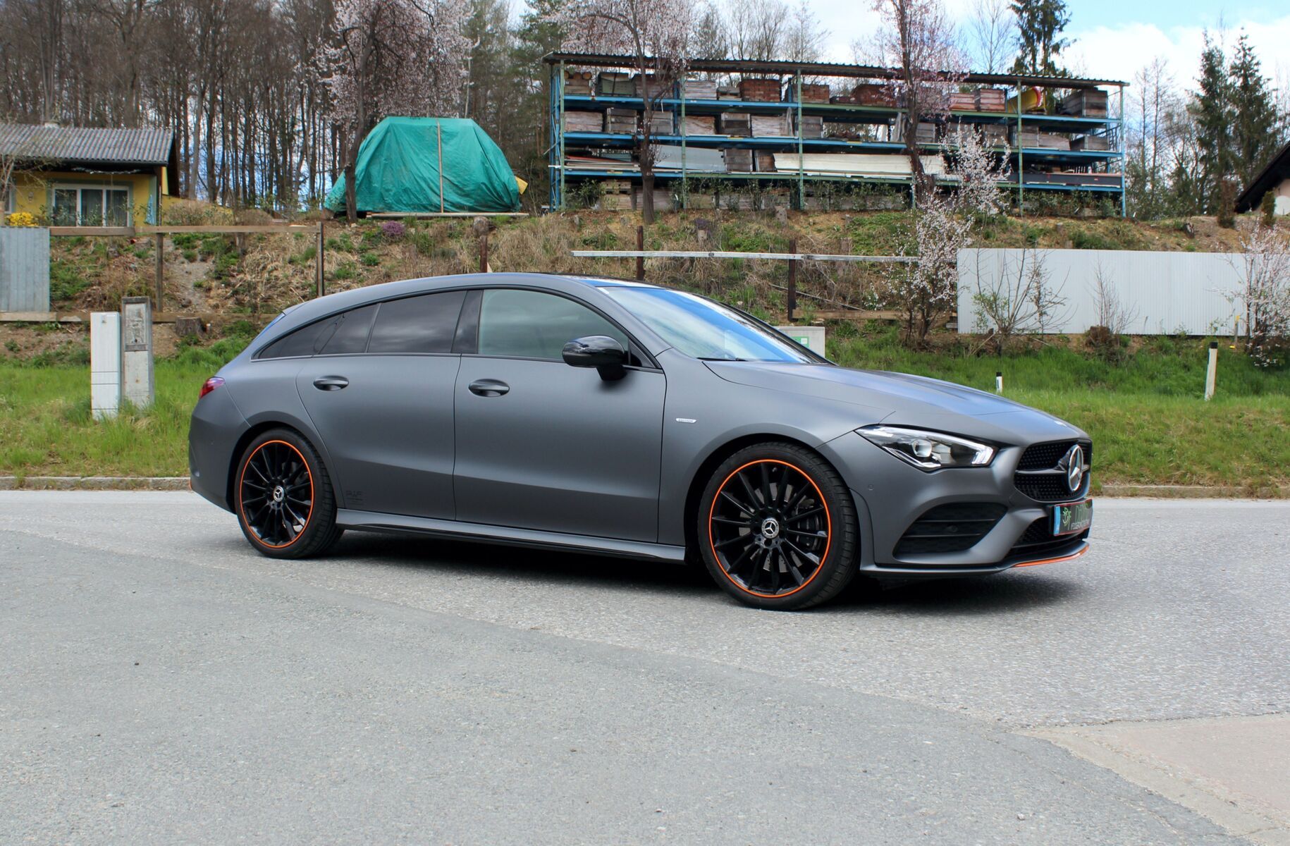 Mercedes CLA-Shooting Brake Vollfolierung