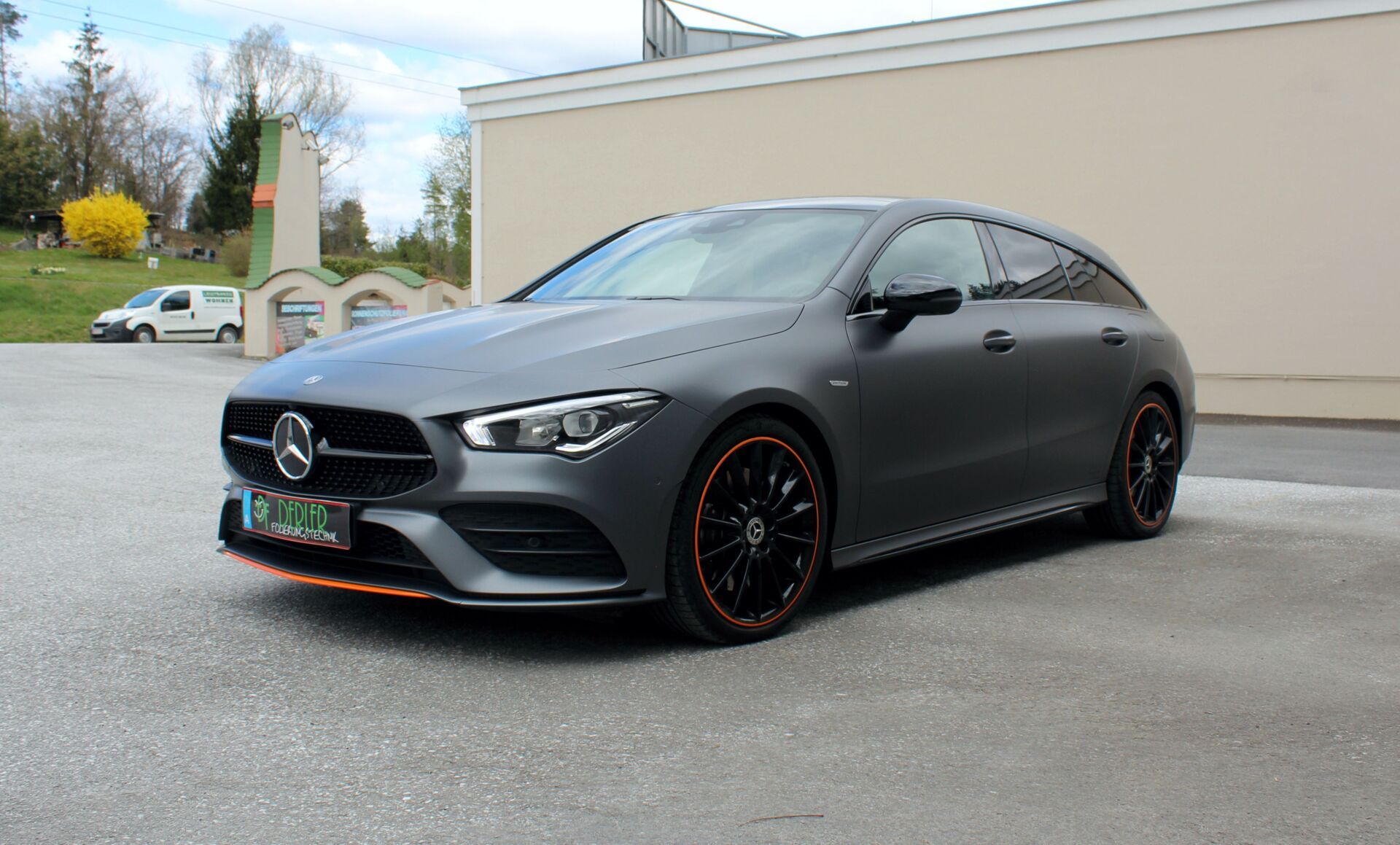 Mercedes CLA-Shooting Brake Vollfolierung