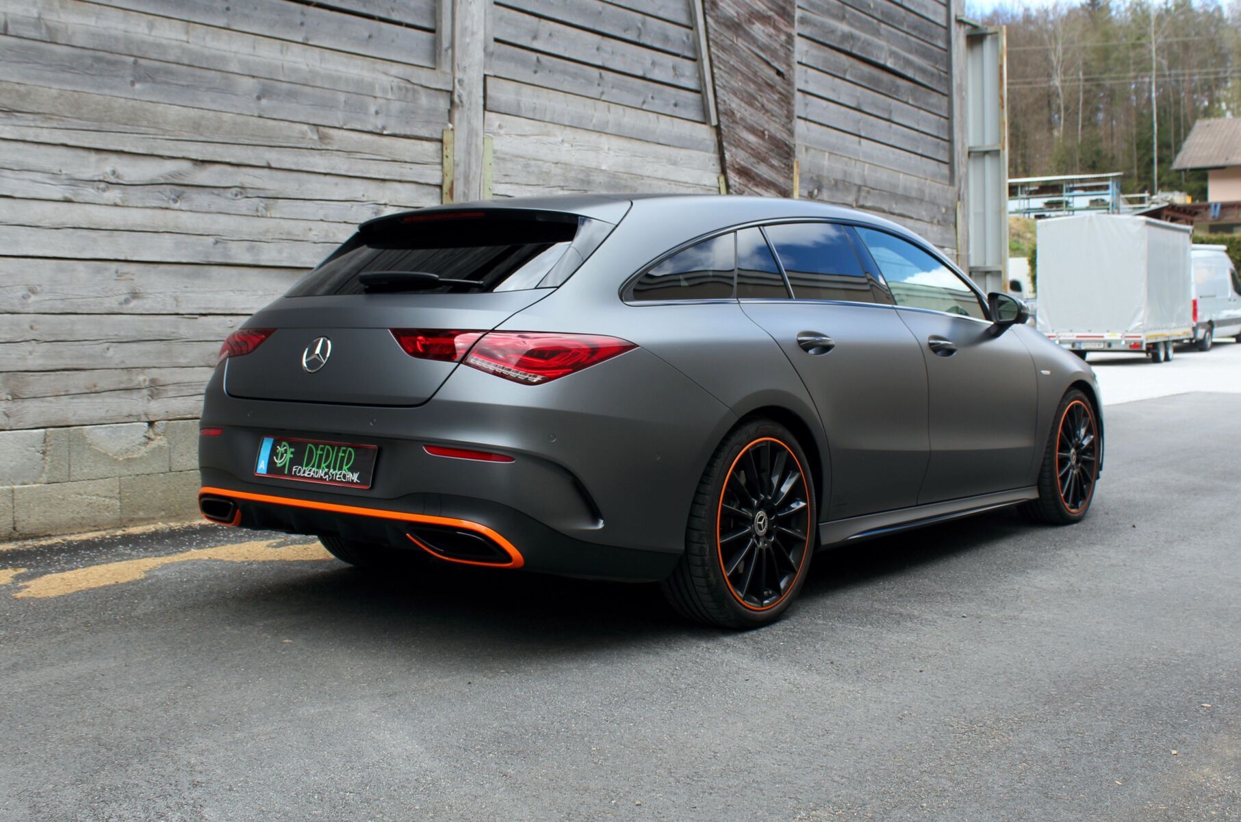 Mercedes CLA-Shooting Brake Vollfolierung