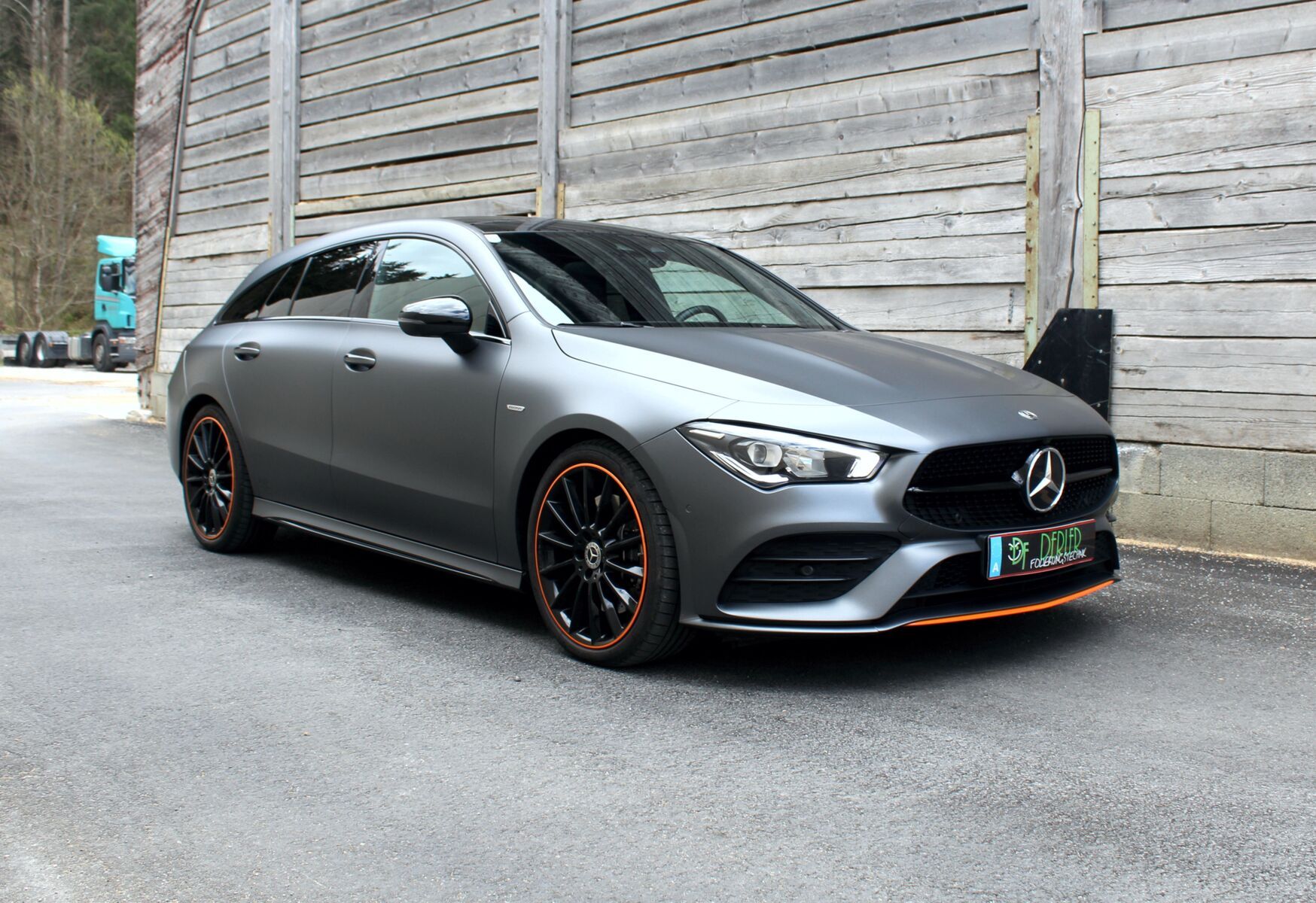 Mercedes CLA-Shooting Brake Vollfolierung
