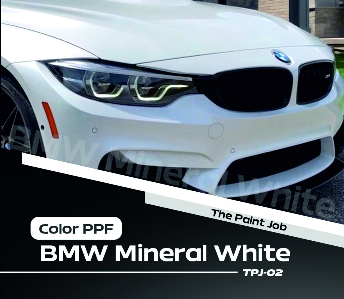 BMW Mineral White - the paint job