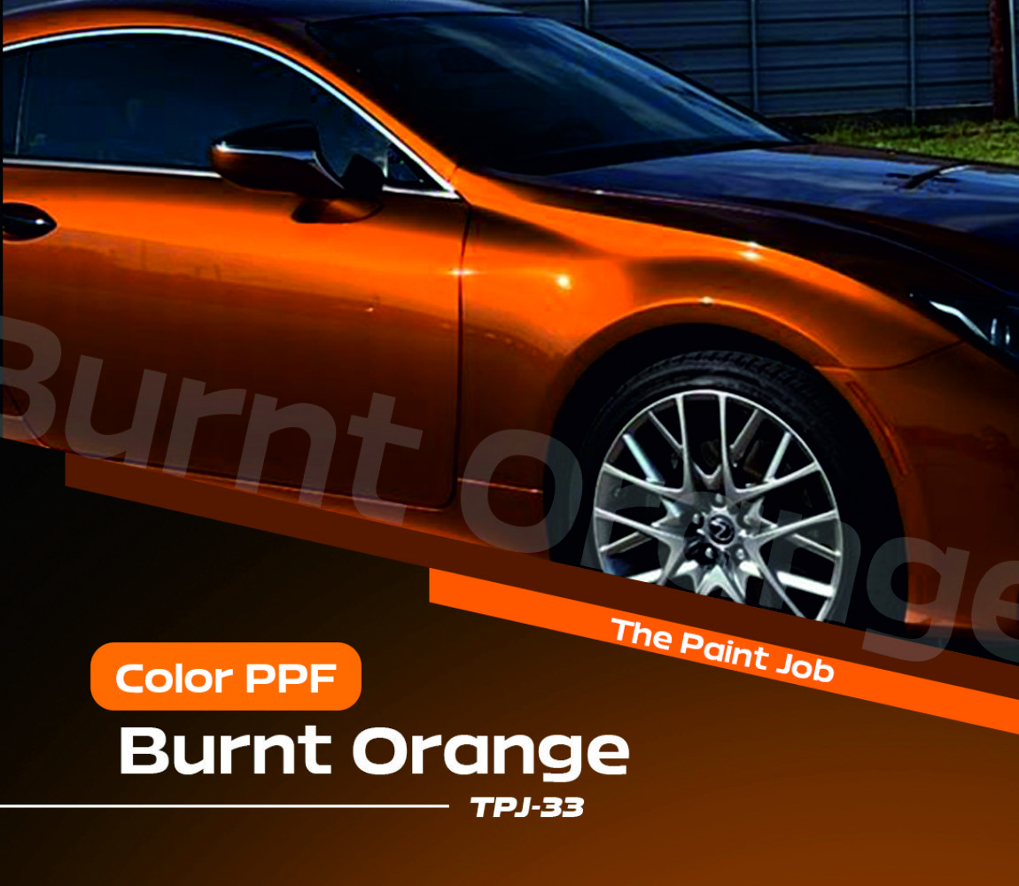Burnt orange - the paint job
