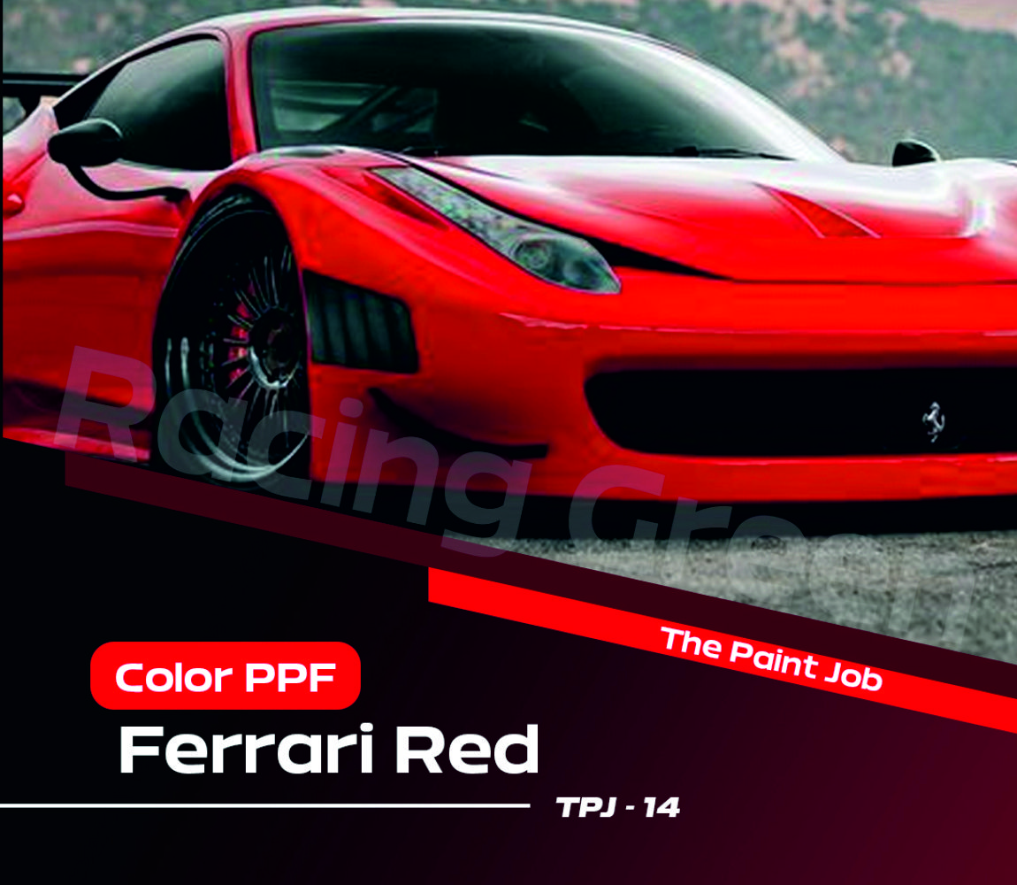 Ferrari Red - the paint job