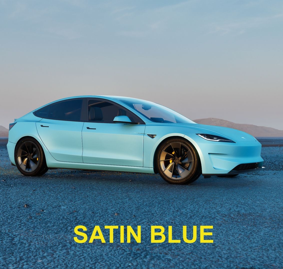 Satin Blue