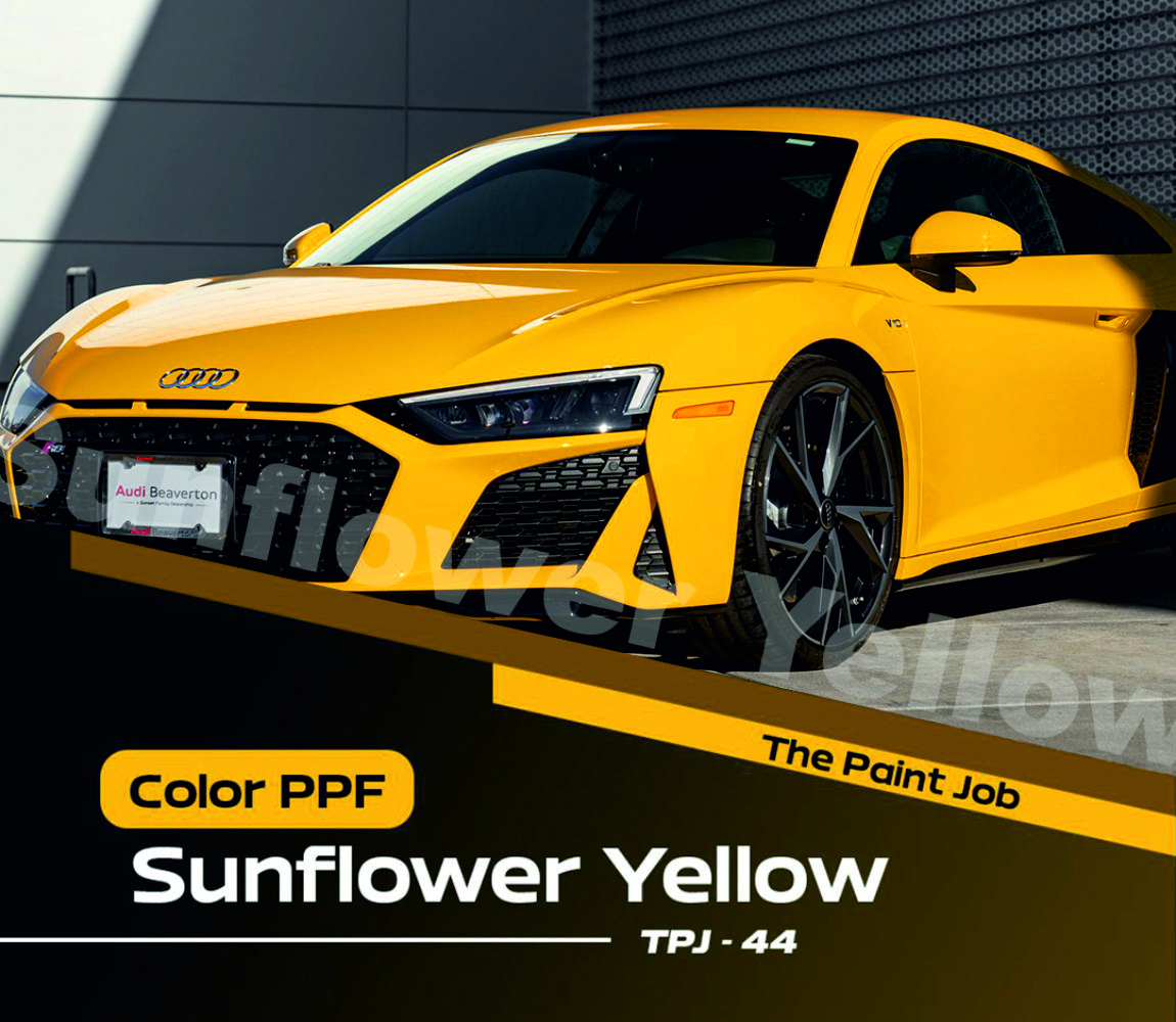 sunflower yellow - the paint job